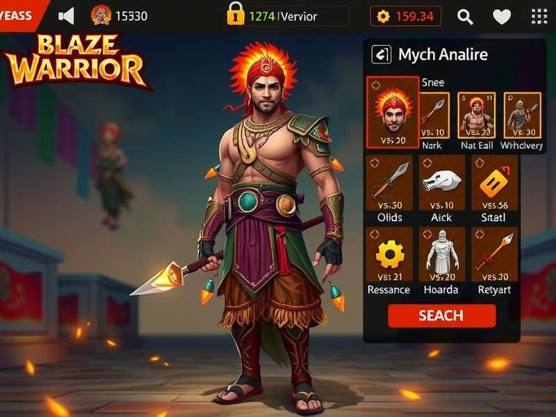 Blaze Warrior Indian festival event