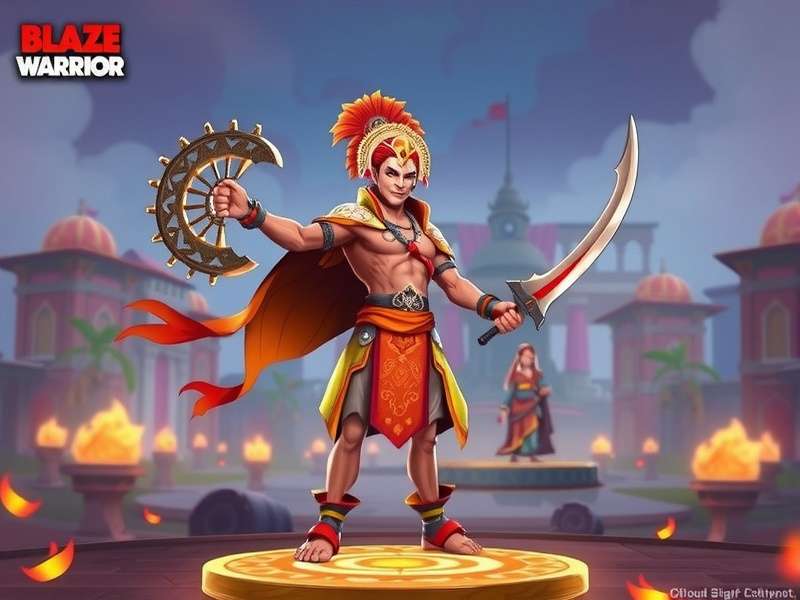 Blaze Warrior gameplay screenshot